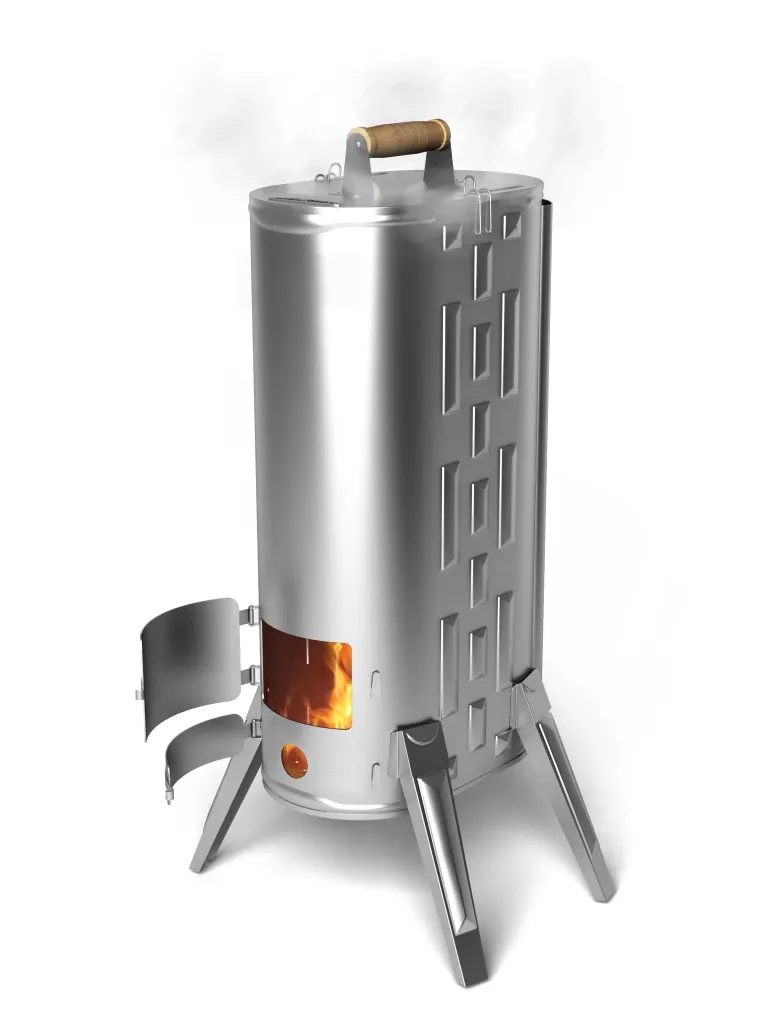 Портативная печь Дуплет-Коптильня Inox Портативная печь Дуплет-Коптильня Inox