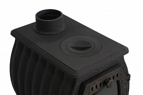 Чугунная отопительно-варочная печь-камин Сибирь 11 кВт Чугунная отопительно-варочная печь-камин Сибирь 11 кВт