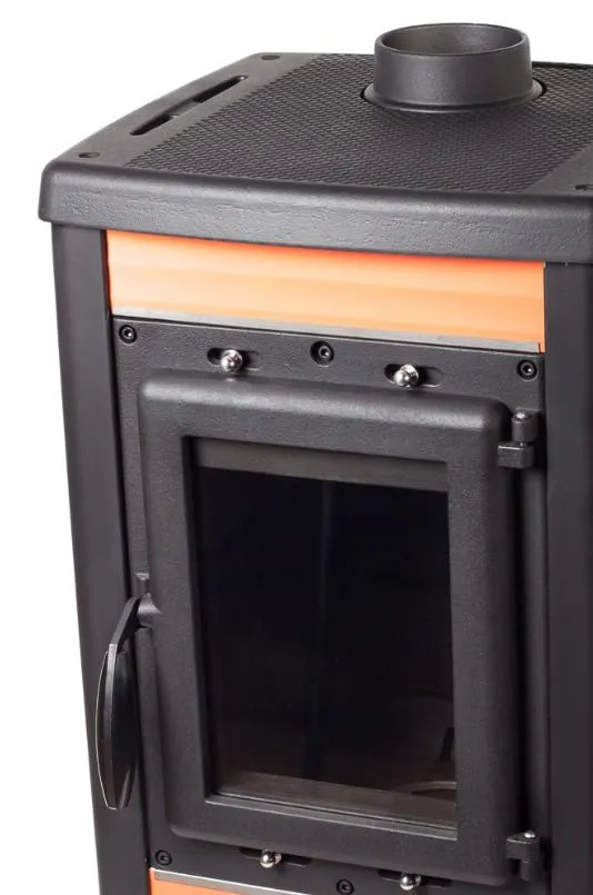 Чугунная печь-камин Klemens I red