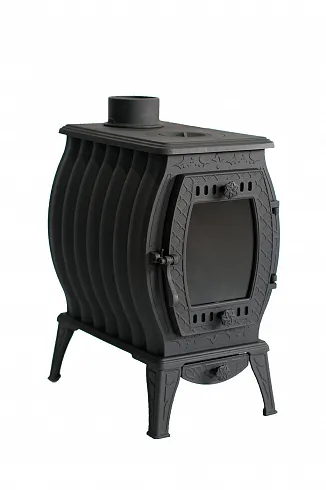 Чугунная отопительно-варочная печь-камин Сибирь 11 кВт Чугунная отопительно-варочная печь-камин Сибирь 11 кВт