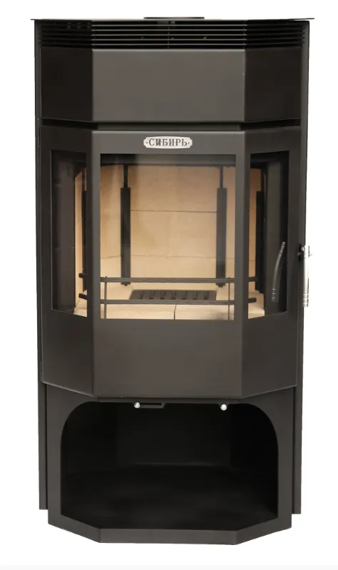 Стальная печь-камин Сибирь 12 кВт Стальная печь-камин Сибирь 12 кВт