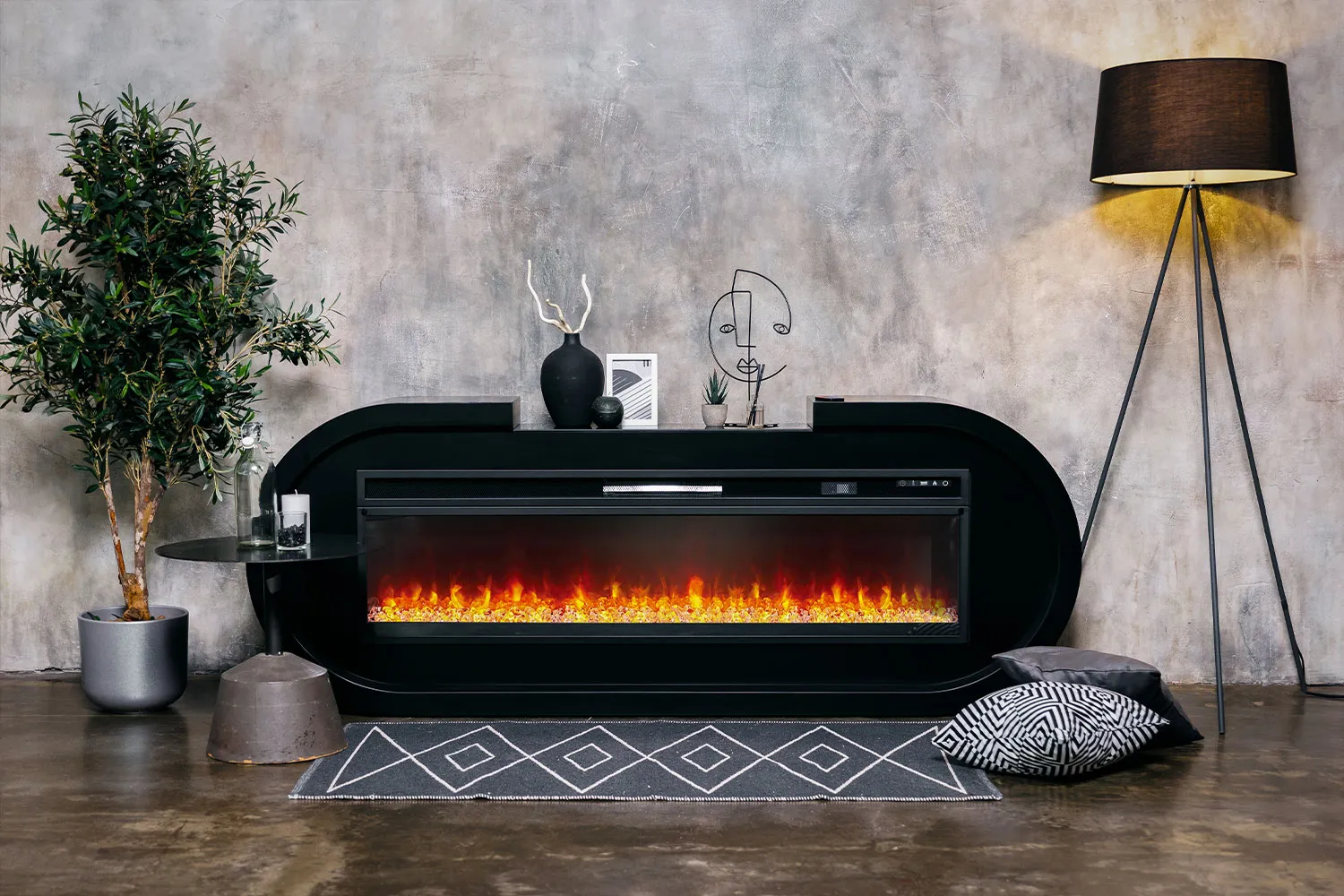 Портал Royal Flame Soho - Серый графит