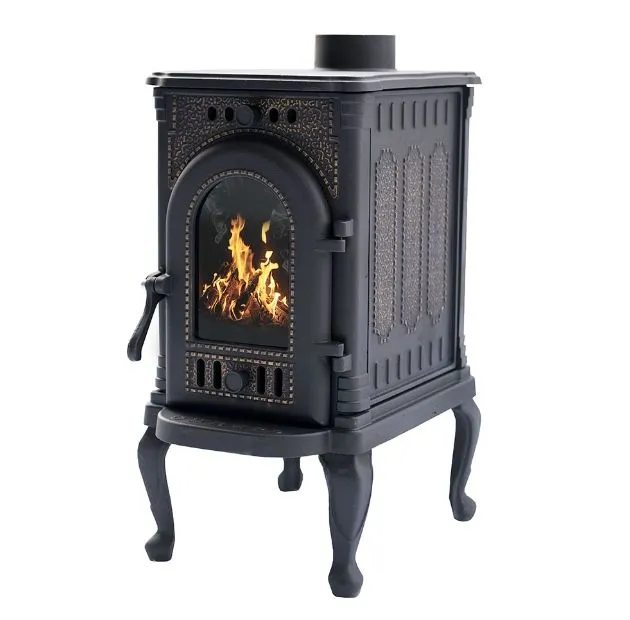 Чугунная печь-камин Сибирь 6 кВт Чугунная печь-камин Сибирь 6 кВт