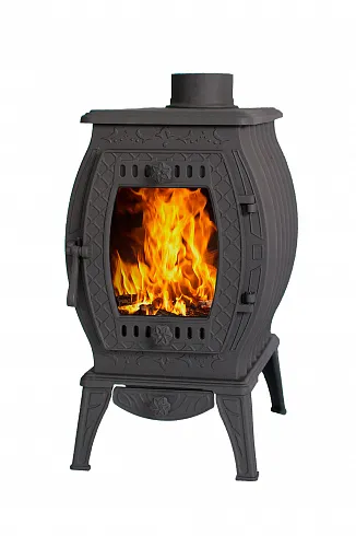 Чугунная отопительно-варочная печь-камин Сибирь 11 кВт Чугунная отопительно-варочная печь-камин Сибирь 11 кВт