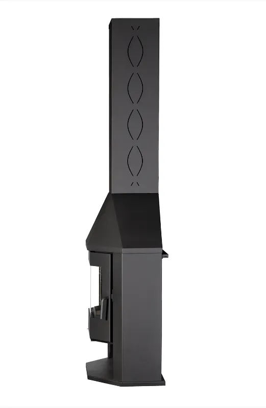 Печь-камин Мюнхен гигант черный