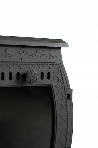Чугунная отопительно-варочная печь-камин Сибирь 11 кВт Чугунная отопительно-варочная печь-камин Сибирь 11 кВт