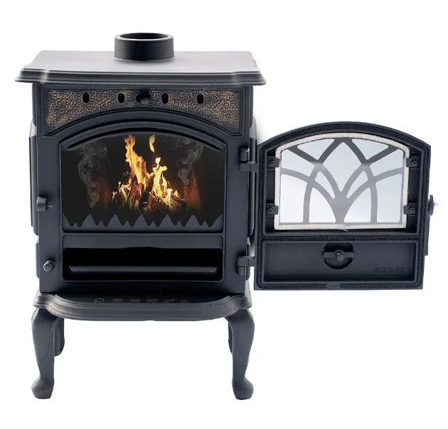 Чугунная печь-камин Сибирь 7 кВт Чугунная печь-камин Сибирь 7 кВт