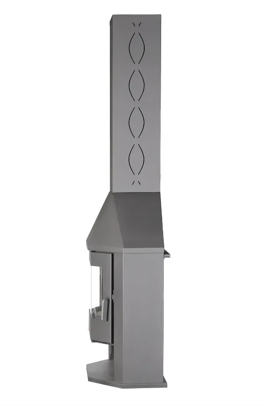 Печь-камин Мюнхен гигант графит