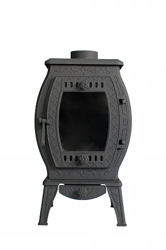Чугунная отопительно-варочная печь-камин Сибирь 11 кВт Чугунная отопительно-варочная печь-камин Сибирь 11 кВт