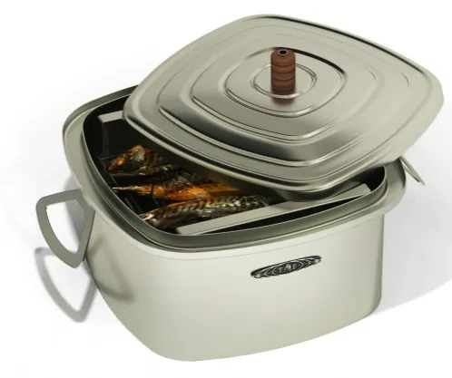 Портативная печь Коптильня горячего копчения Нельма Лайт Inox Портативная печь Коптильня горячего копчения Нельма Лайт Inox