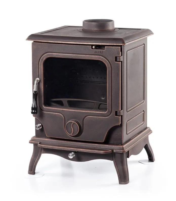 Чугунная печь-камин Paul патина