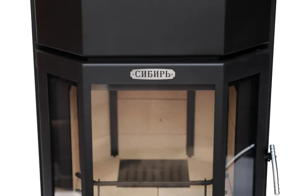 Стальная печь-камин Сибирь 12 кВт Стальная печь-камин Сибирь 12 кВт