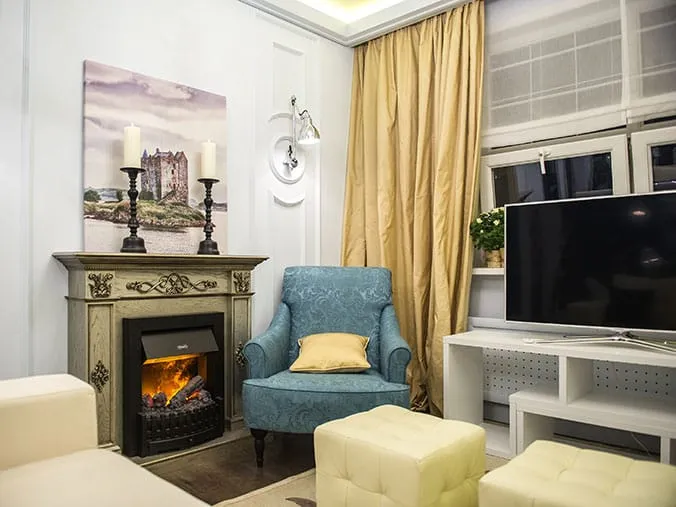 Каминокомплект Derby - Old silver с очагом Danville Antique Brass FB2