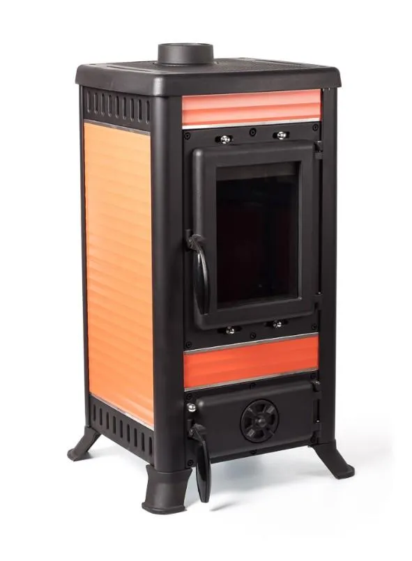 Чугунная печь-камин Klemens I red