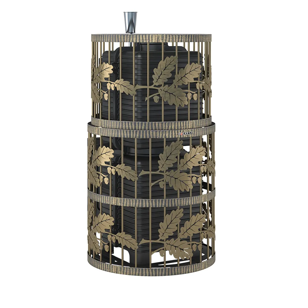 Печь для бани Эверест "Легкий пар Профи" Ковка Б/В (чугунная закрытая каменка) Печь для бани Эверест "Легкий пар Профи" Ковка Б/В (чугунная закрытая каменка)