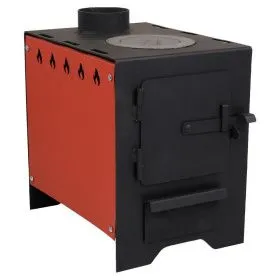 Печь отопительная Огонь 3 мм 50 куб.м. с конфоркой Печь отопительная Огонь 3 мм 50 куб.м. с конфоркой