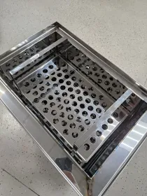 Портативная печь Коптильня средняя из нержавеющей стали Портативная печь Коптильня средняя из нержавеющей стали