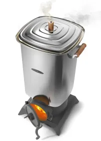 Портативная печь Коптильня горячего копчения Нельма Портативная печь Коптильня горячего копчения Нельма