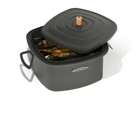 Портативная печь Коптильня Нельма Лайт Carbon антрацит Портативная печь Коптильня Нельма Лайт Carbon антрацит