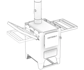 Отопительная печь Смуглянка 3 Отопительная печь Смуглянка 3