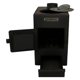 Печь отопительная Огонь 8 мм 100 куб.м патрубок вверх Печь отопительная Огонь 8 мм 100 куб.м патрубок вверх