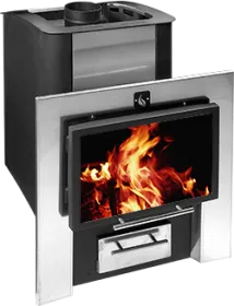 Банная печь Конвектика 26 Плазма антрацит Банная печь Конвектика 26 Плазма антрацит