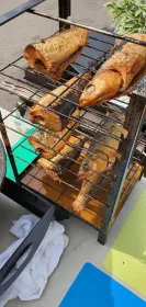 Портативная печь Коптильня горячего копчения Нельма Портативная печь Коптильня горячего копчения Нельма