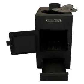 Печь отопительная Огонь 6 мм 100 куб.м патрубок вверх Печь отопительная Огонь 6 мм 100 куб.м патрубок вверх