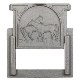 ДПр-3 "Приволье" Чугунная дверка прочистная неокрашенная 200х157,5х54 ДПр-3 "Приволье" Чугунная дверка прочистная неокрашенная 200х157,5х54