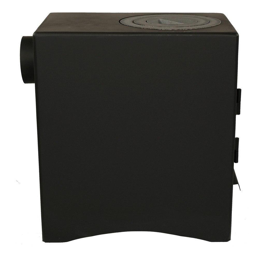 Печь отопительная Огонь 6 мм 100 куб.м патрубок сзади