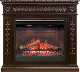 Каминокомплект Milan - Темный дуб с очагом Symphony 26'' DF2608-INT