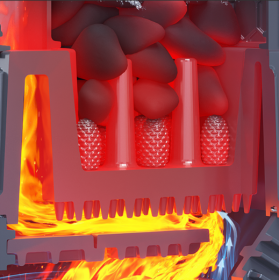 Чугунная банная печь GFS ЗК 25 (М) в сетке