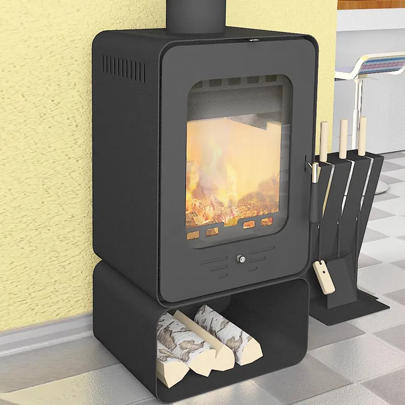 Стальная печь-камин Лава 6