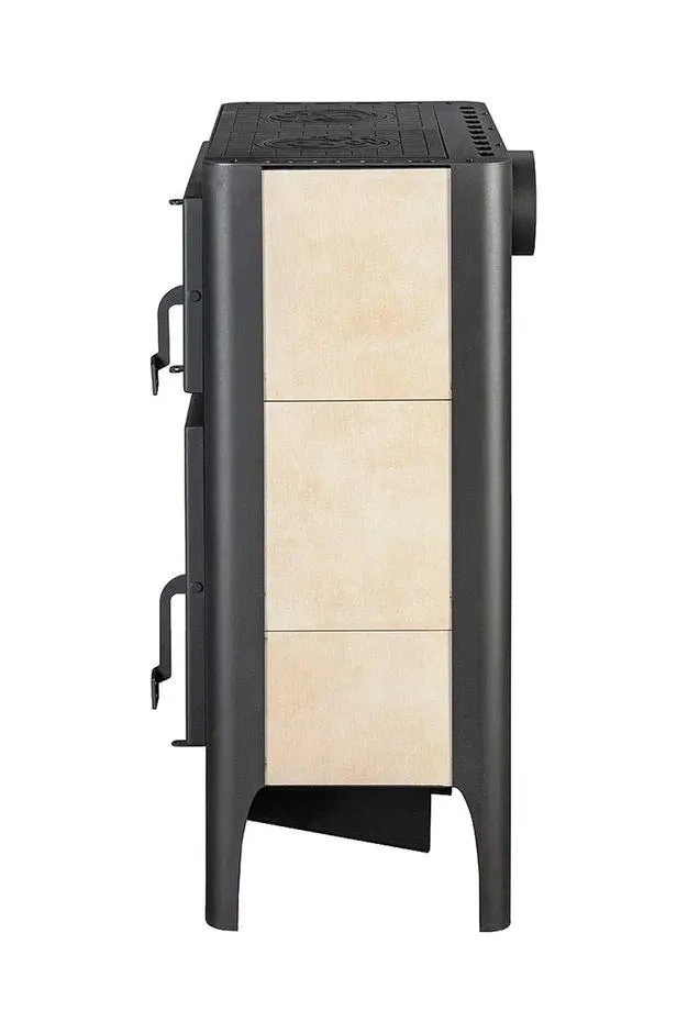 Печь-камин Бавария ЭКО с духовкой и плитой