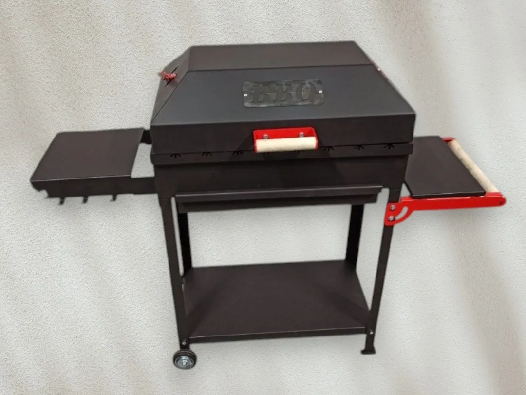 Мангал 2 мм с крышкой BBQ