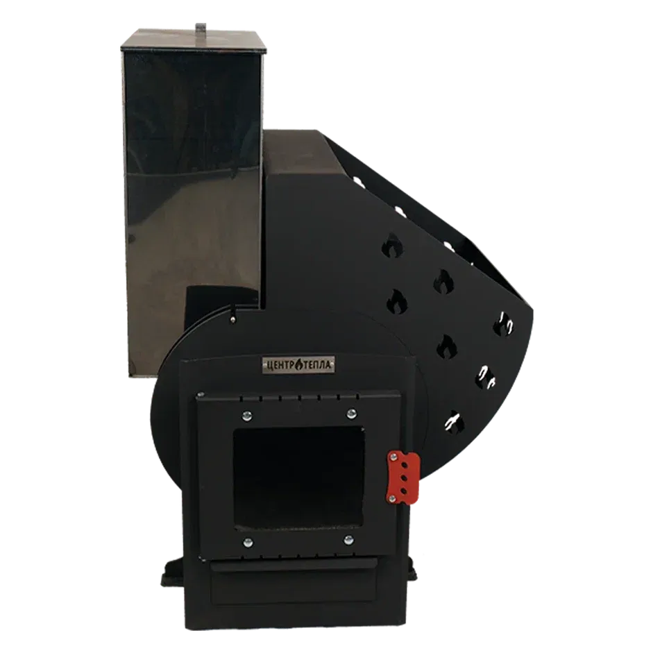 Банная печь ТРИО 24 куб. МД со стеклом (лев)