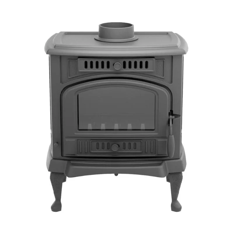 Чугунная печь-камин отопительная ПМЧ-12С