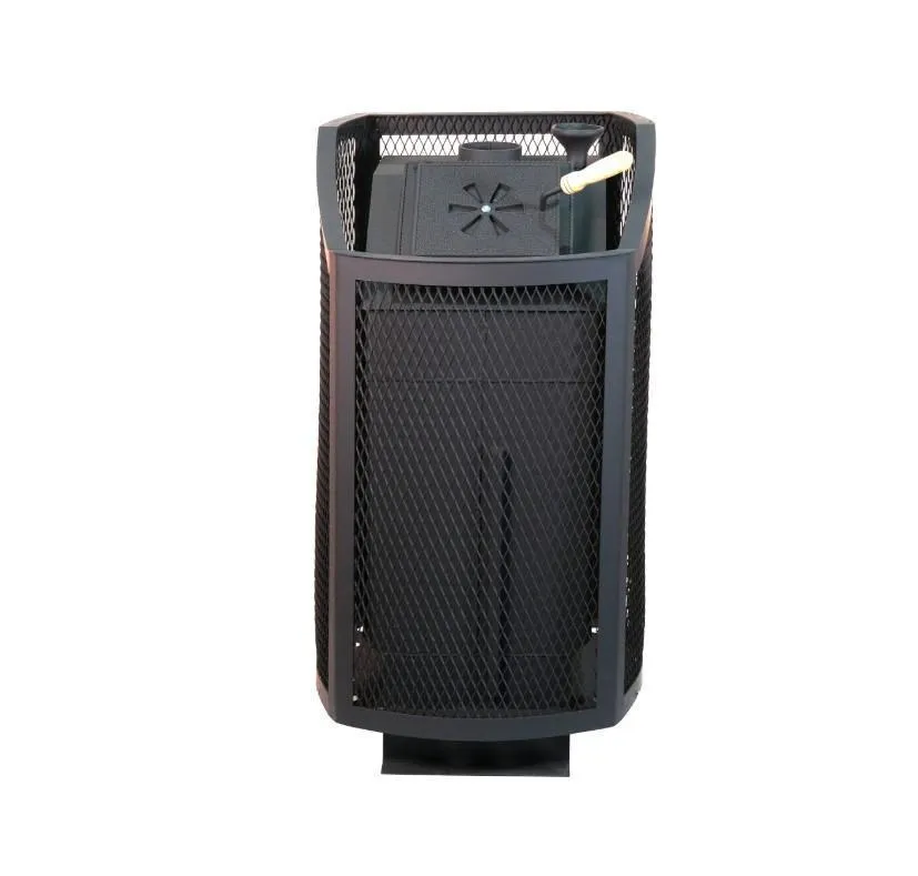 Банная печь Сибирь ЗК Панорамная дверца