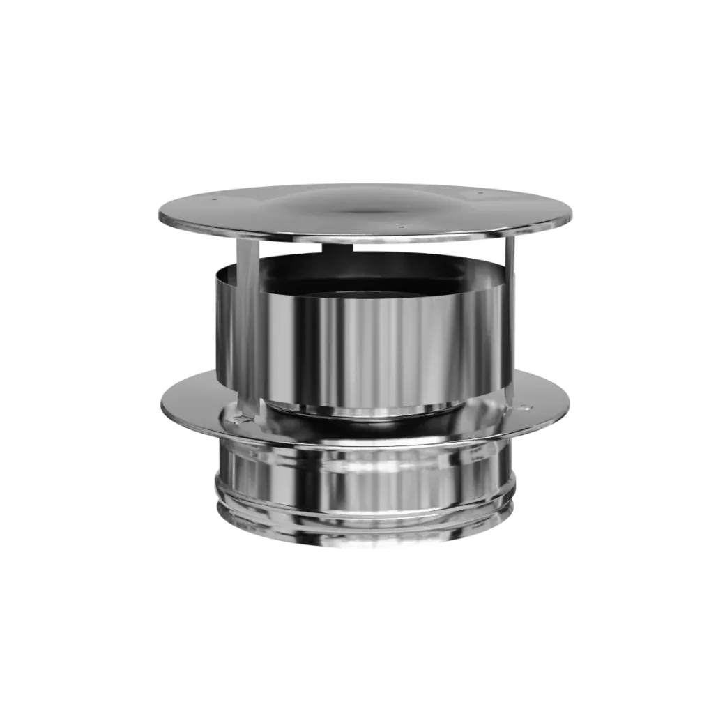 Оголовок с ветрозащитой (430/0,5 + нерж.) Ф115х200