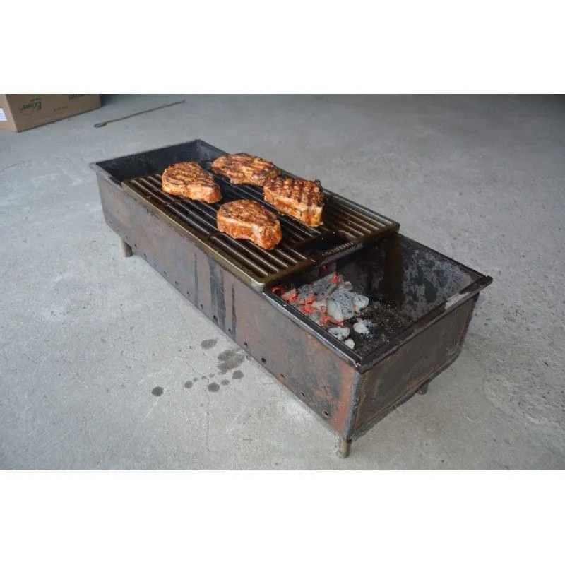 РГ-2 Чугунная решетка-гриль "Сибирячка" 520х340х16