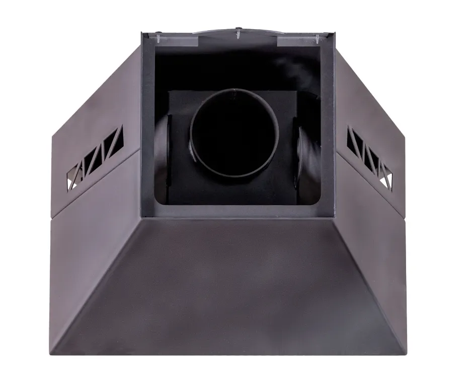 Печь-камин Панорама три стекла черный