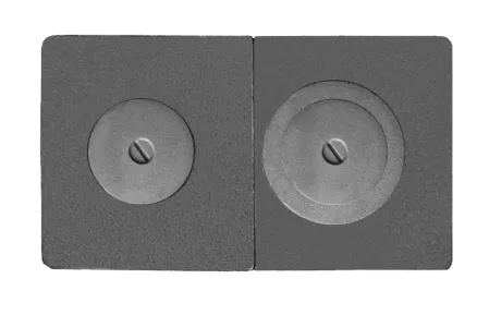 ПС2-3А Чугунная сборная плита цельная с двумя отверстиями для конфорок 710х410х15