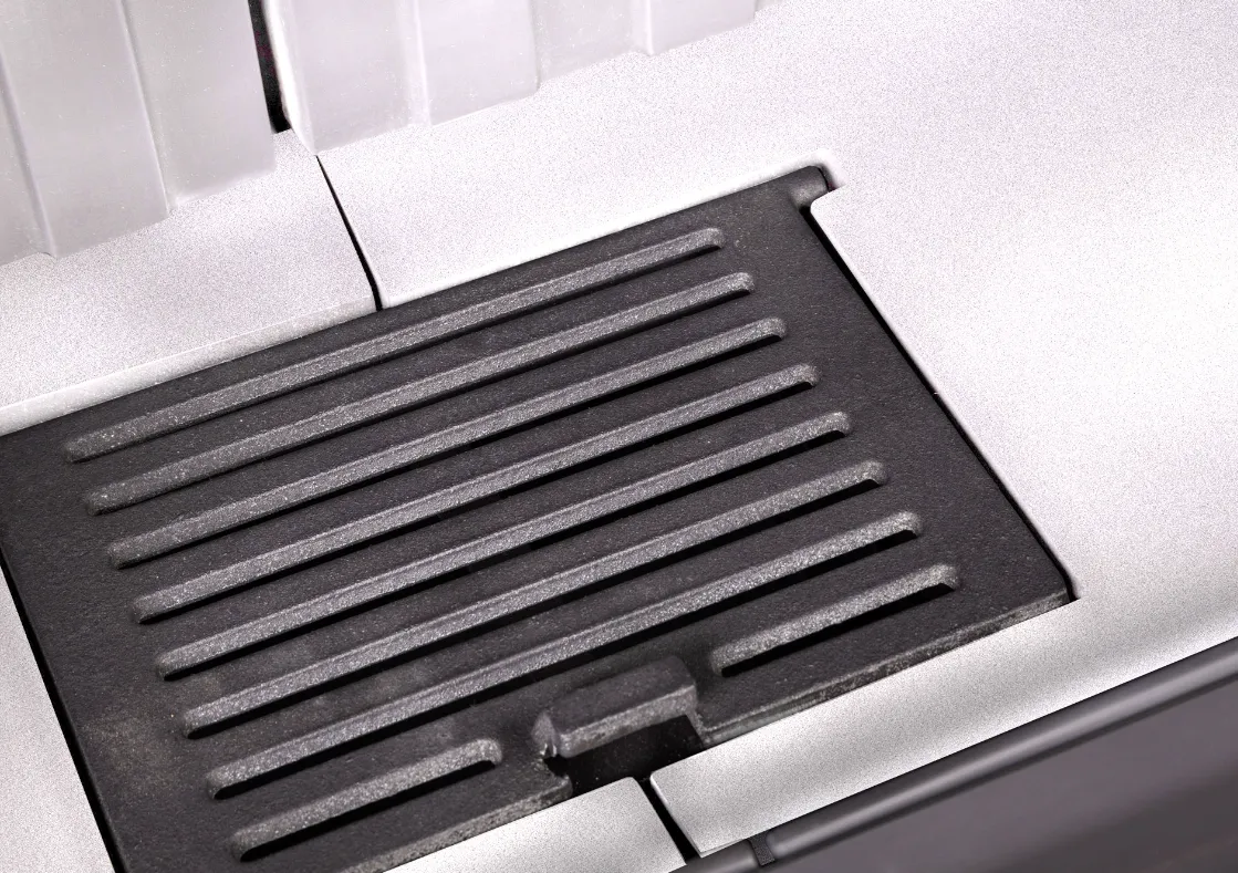 Каминная стальная топка Альфа 800 L два стекла левая