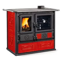 Печь-камин La Nordica Rosa 5.0 Ceramica Liberty - Bordeaux (бордовый)