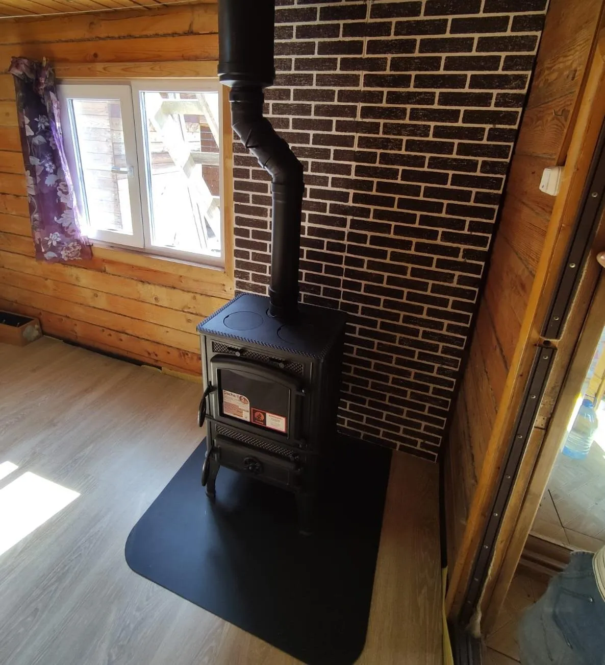 Огнестойкая плита декор КИРПИЧИКИ КОРОЕД БЕЛЫЙ 1200х600х9