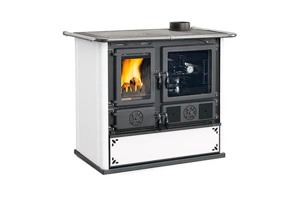 Печь-камин La Nordica Rosa 16 Steel  Bianco Puntinato (Белый Пунктир)