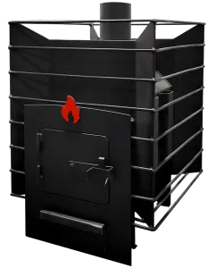 Печь банная Кедр с сеткой до 14 куб. м.