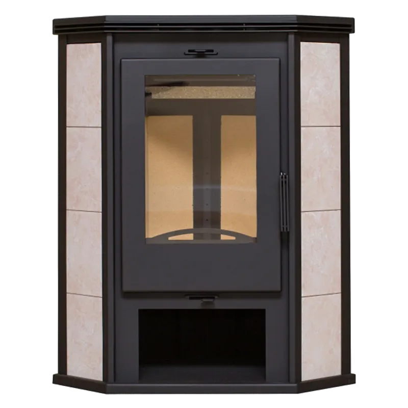 Стальная печь-камин Ритм L угловой 7 кВт Стальная печь-камин Ритм L угловой 7 кВт