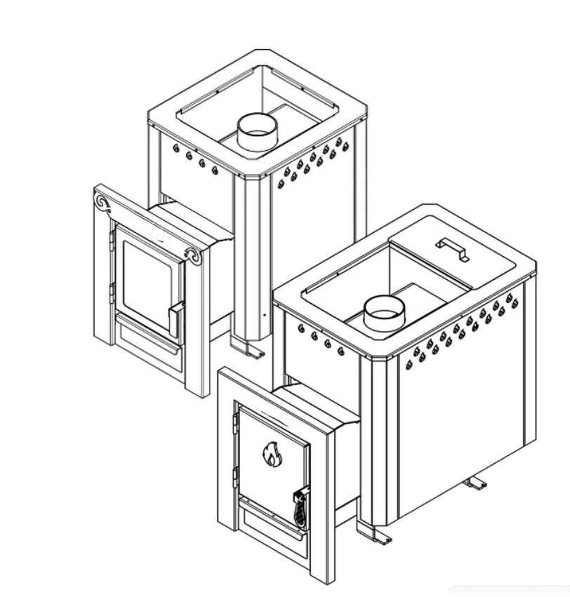 Схема печи Грация-15 BLACK