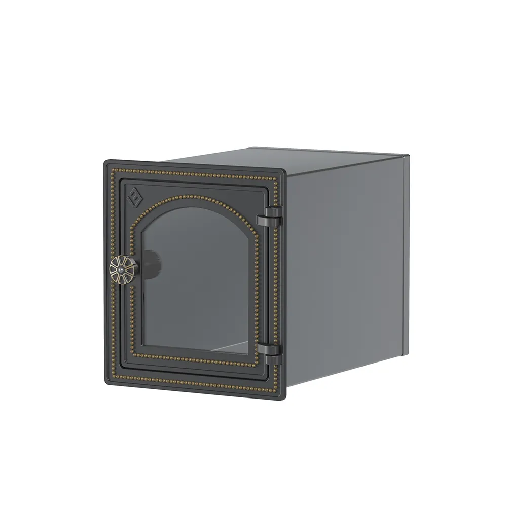 Стальной духовой шкаф с чугунной дверцей ВЕЗУВИЙ (ДТ-4С) (Бронза)